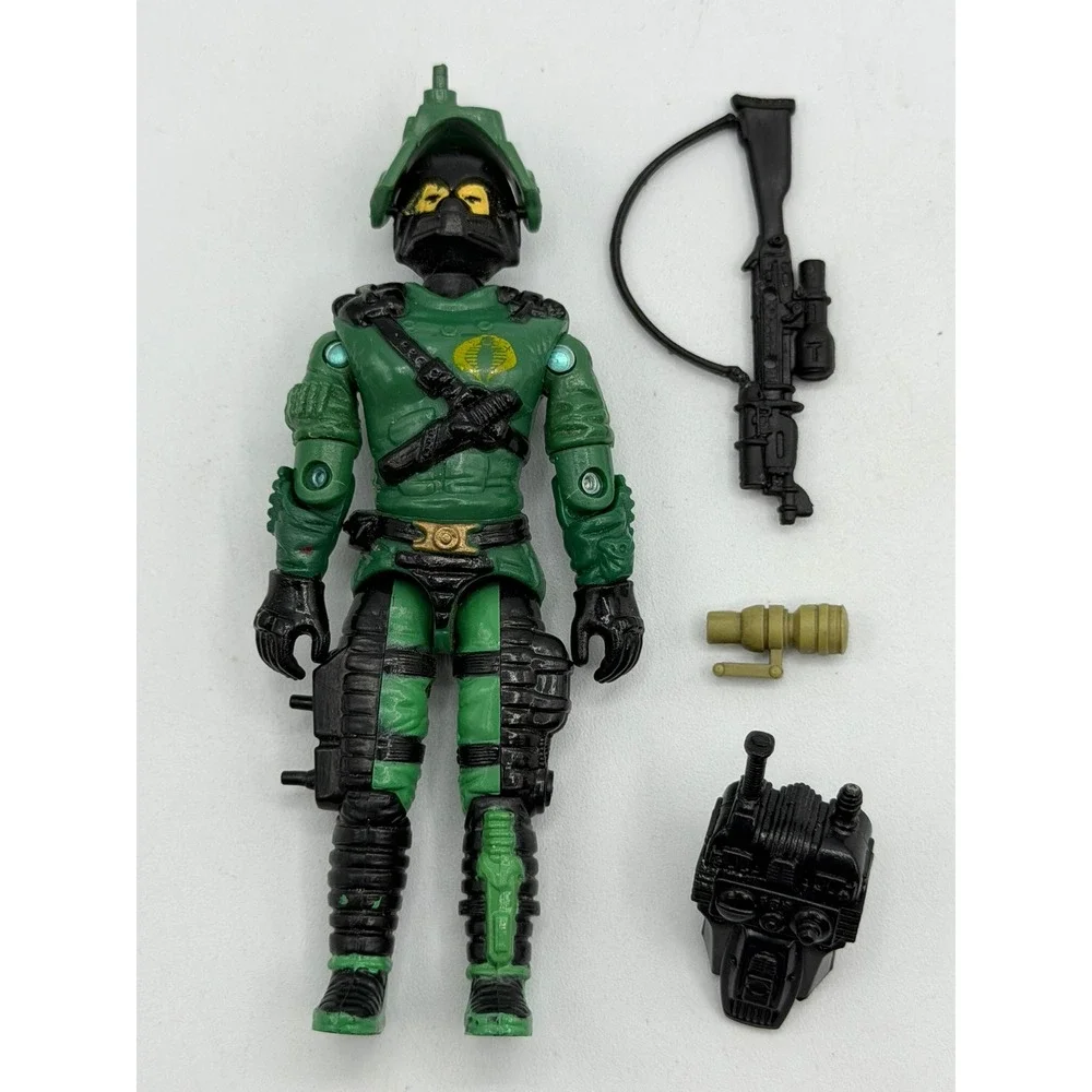 Vintage GI Joe COBRA Night Viper Funskool Accessories 1989 Complete ARAH